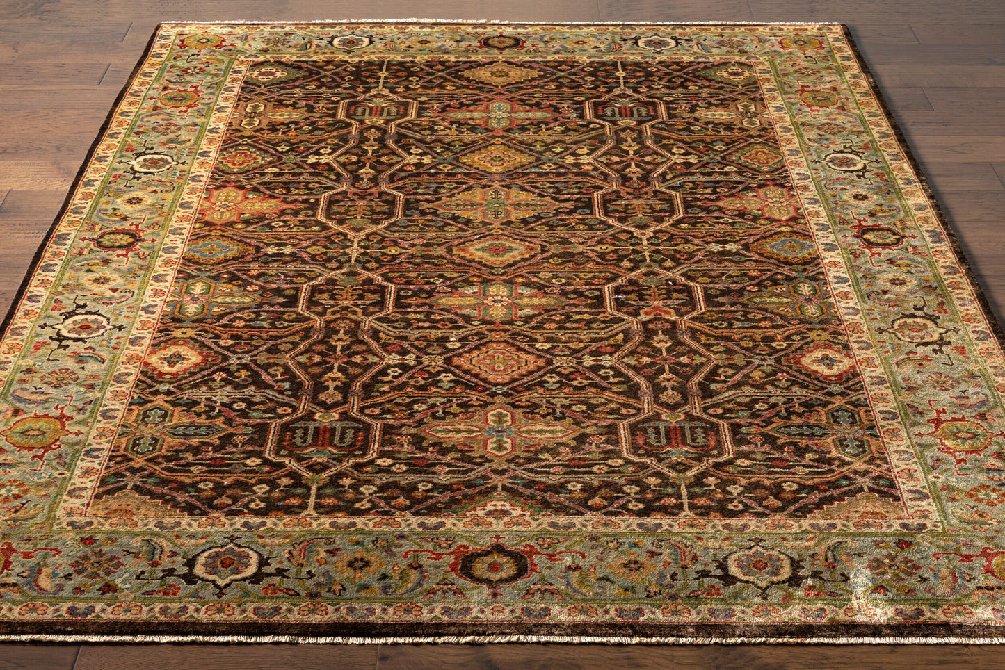 Pazyryk PZY-1000 2' x 3' Handmade Wool Accent Rug
