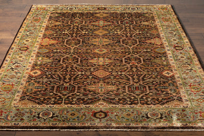 Pazyryk PZY-1000 2' x 3' Handmade Wool Accent Rug