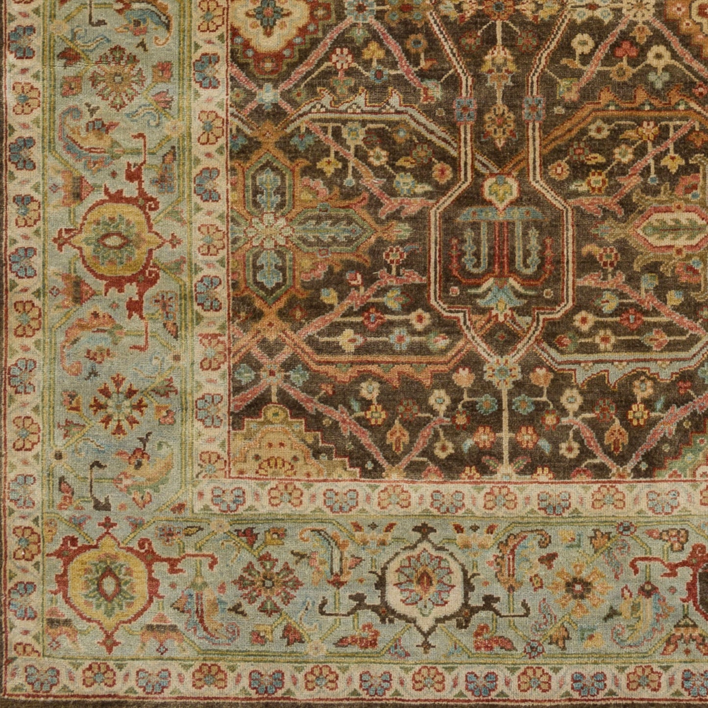 Pazyryk PZY-1000 2' x 3' Handmade Wool Accent Rug