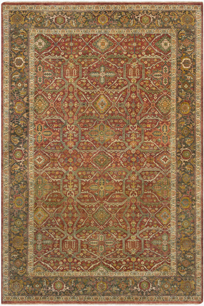 Pazyryk PZY-1001 2' x 3' Handmade Wool Accent Rug