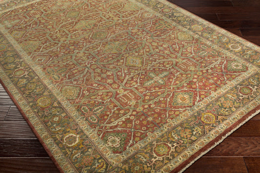 Pazyryk PZY-1001 2' x 3' Handmade Wool Accent Rug