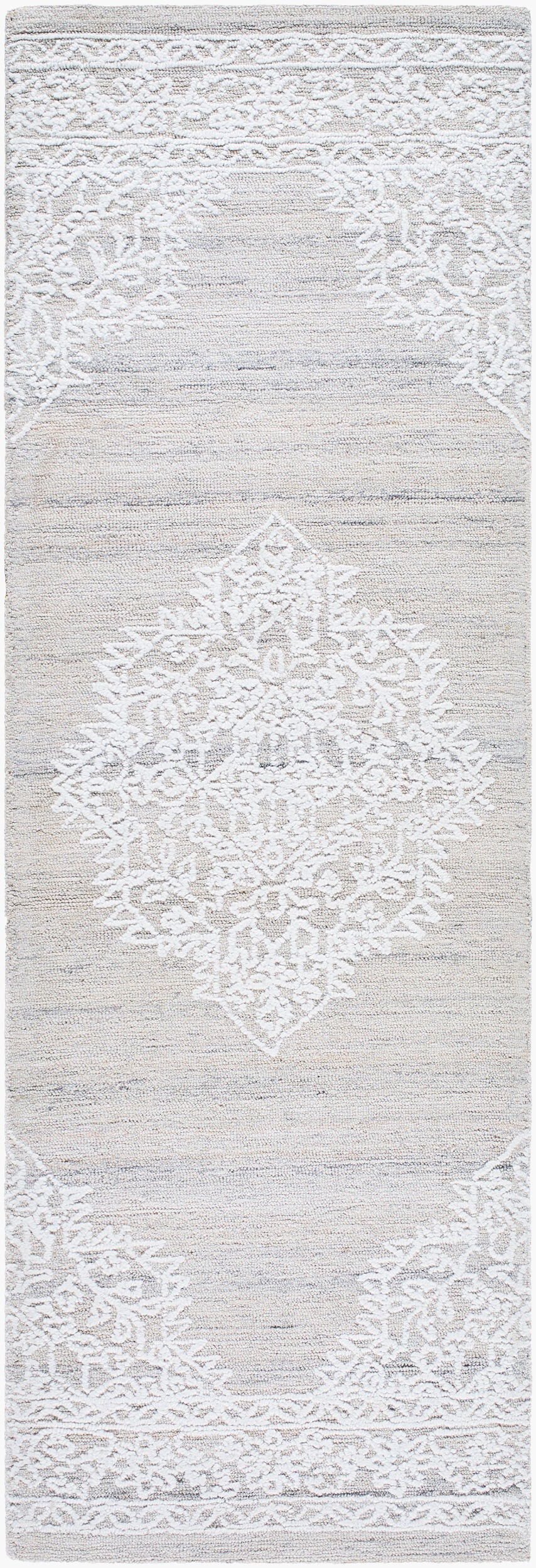 Piazza PZZ-2300 8ft Runner Handmade Recyled Runner Rug