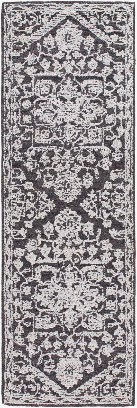 Piazza PZZ-2302 8ft Runner Handmade Recyled Runner Rug