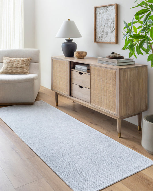 Quebec QBC-2300 7ft Runner Machine Woven Washable Runner Rug