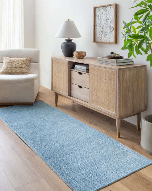 Quebec QBC-2304 7ft Runner Machine Woven Washable Runner Rug