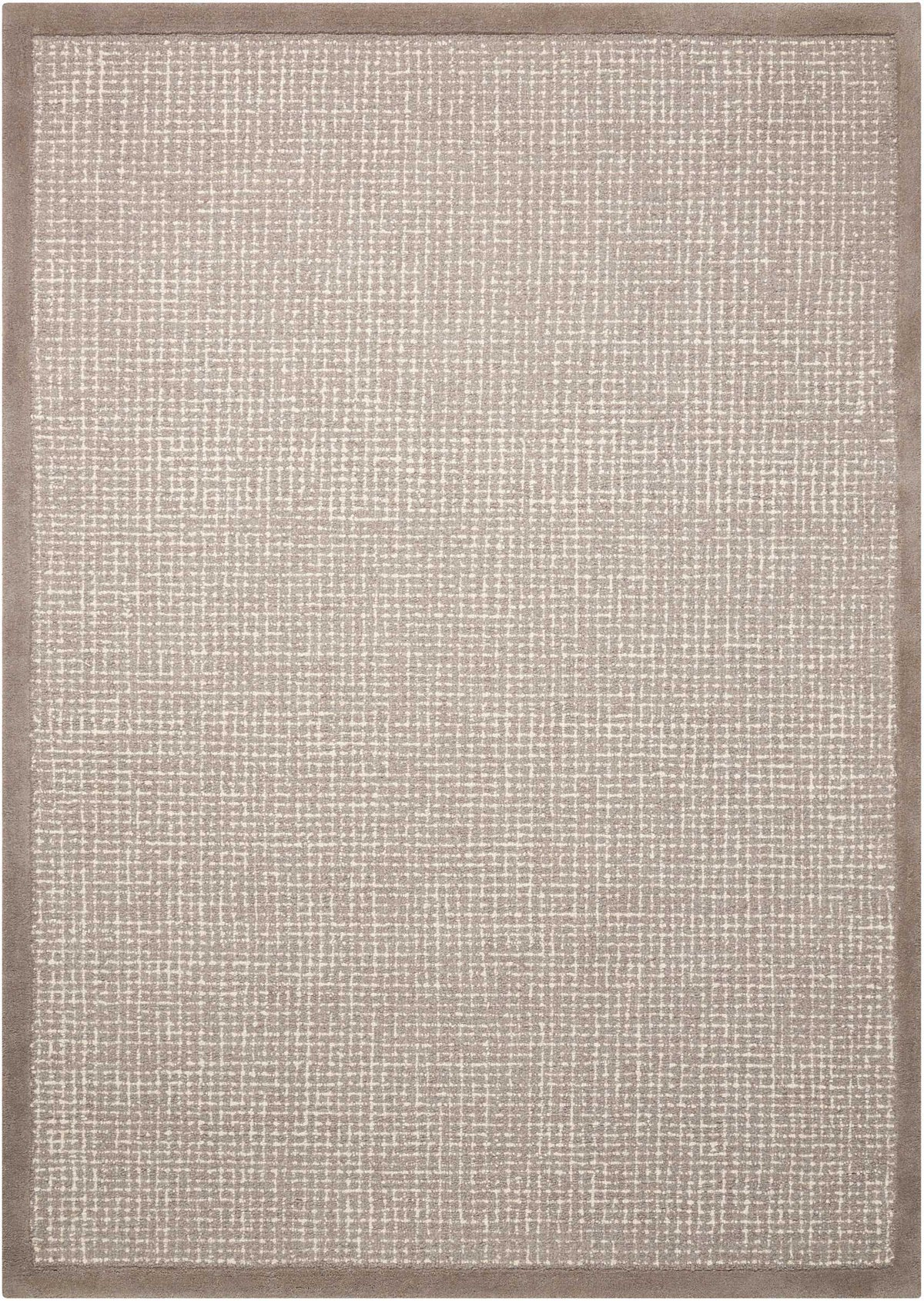 River Brook KI809 Grey Ivory Tufted Rug