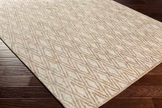 Alfombra de seda sintética hecha a mano Quartz QTZ-5013 de 2,7 x 3,6 m
