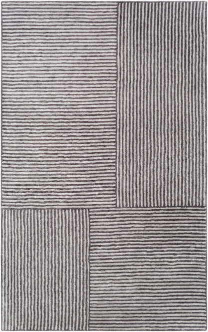 Quartz QTZ-5038 2' x 3' Handmade Faux Silk Accent Rug