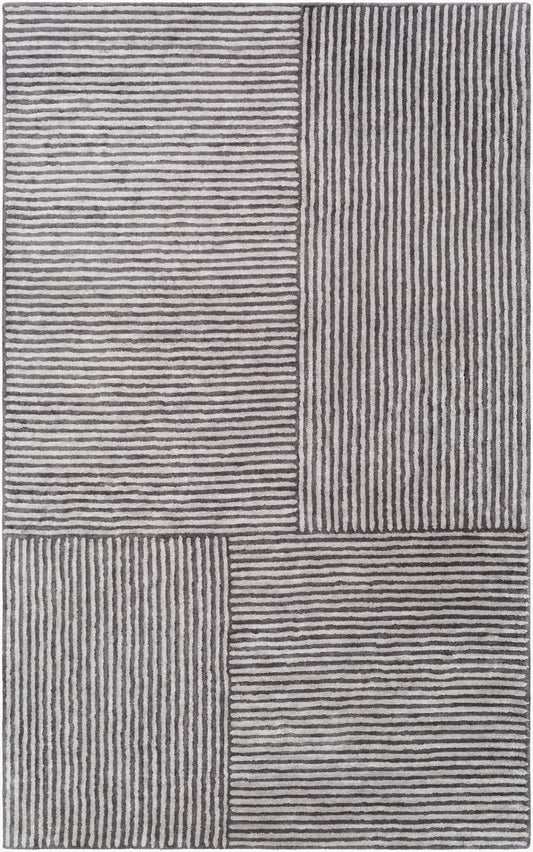 Quartz QTZ-5038 2' x 3' Handmade Faux Silk Accent Rug