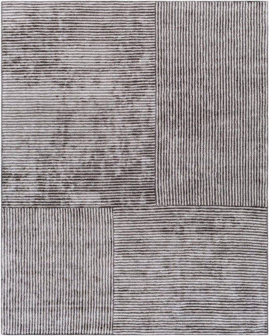 Alfombra de seda sintética hecha a mano Quartz QTZ-5038 de 8' x 10'