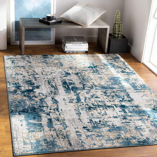 Quatro QUA-2303 5' x 7' Machine Woven Area Rug