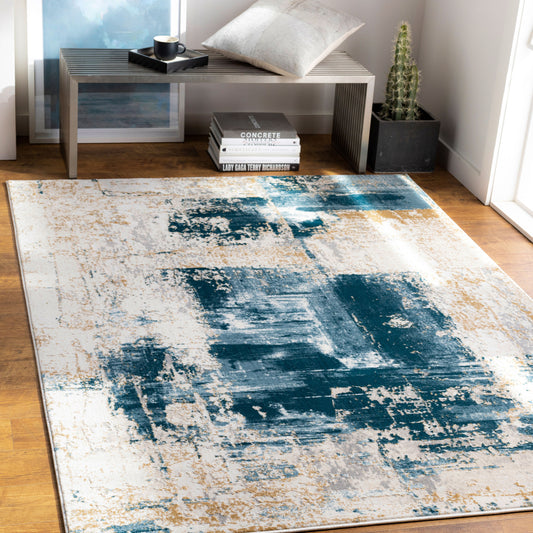 Quatro QUA-2310 9' x 12' Machine Woven Area Rug
