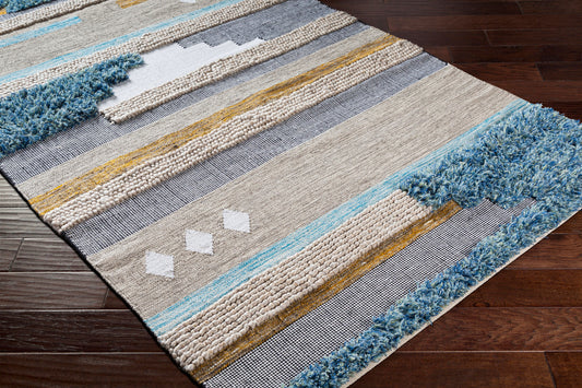 Quenby QUE-2301 8ft Runner Handmade Runner Rug