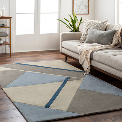 Queens QUN-2306 2' x 3' Handmade Wool Accent Rug