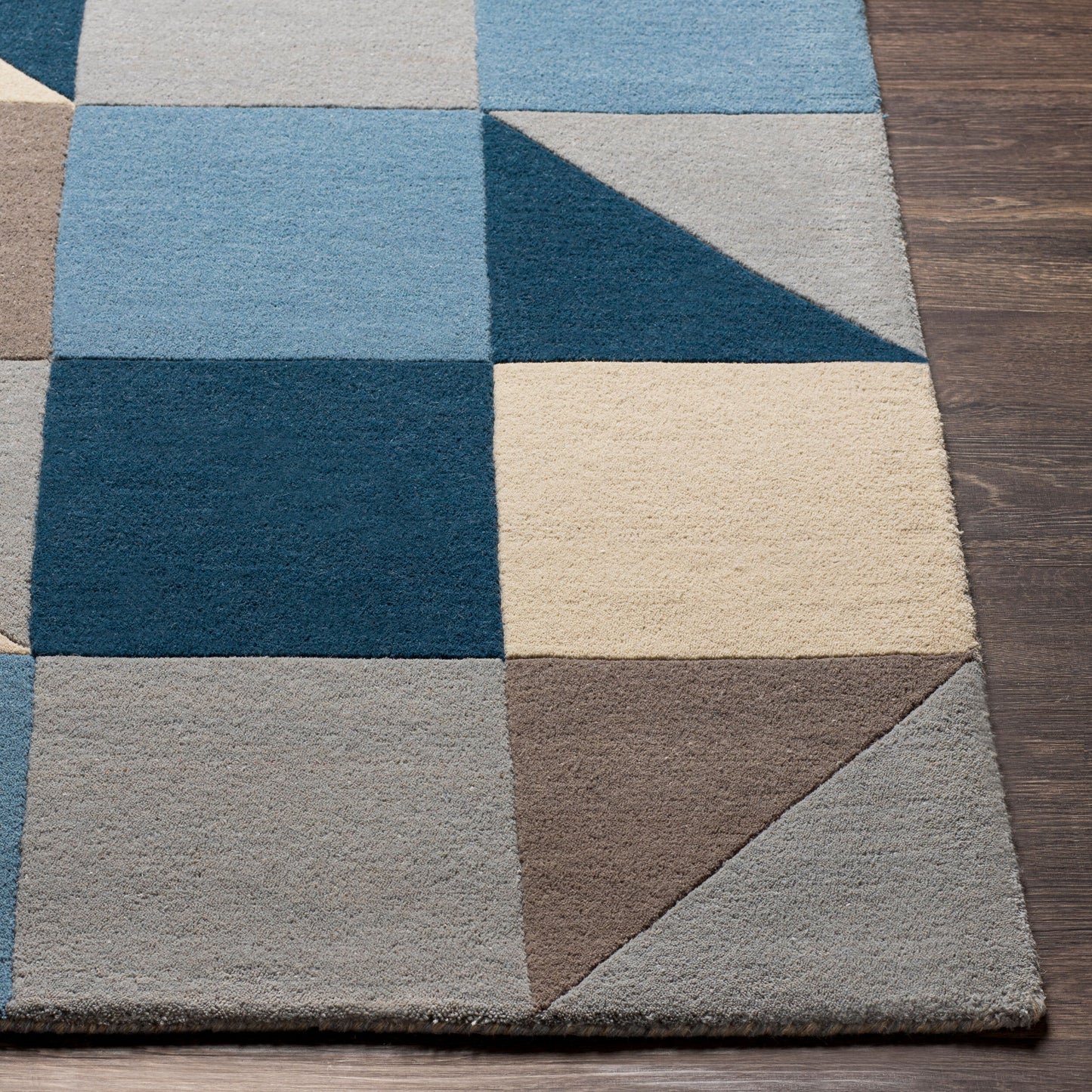 Alfombra decorativa de lana hecha a mano Queens QUN-2308 de 2' x 3'