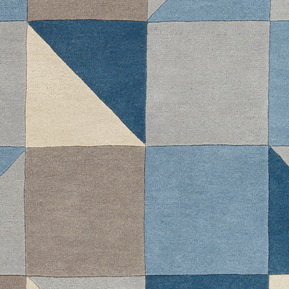 Alfombra decorativa de lana hecha a mano Queens QUN-2308 de 2' x 3'
