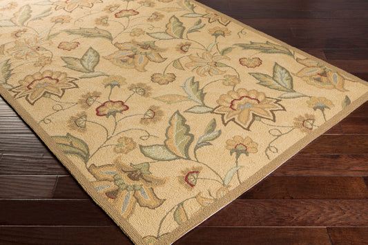 Alfombra Rain RAI-1011 de 2,7 x 3,6 m para interior y exterior, hecha a mano