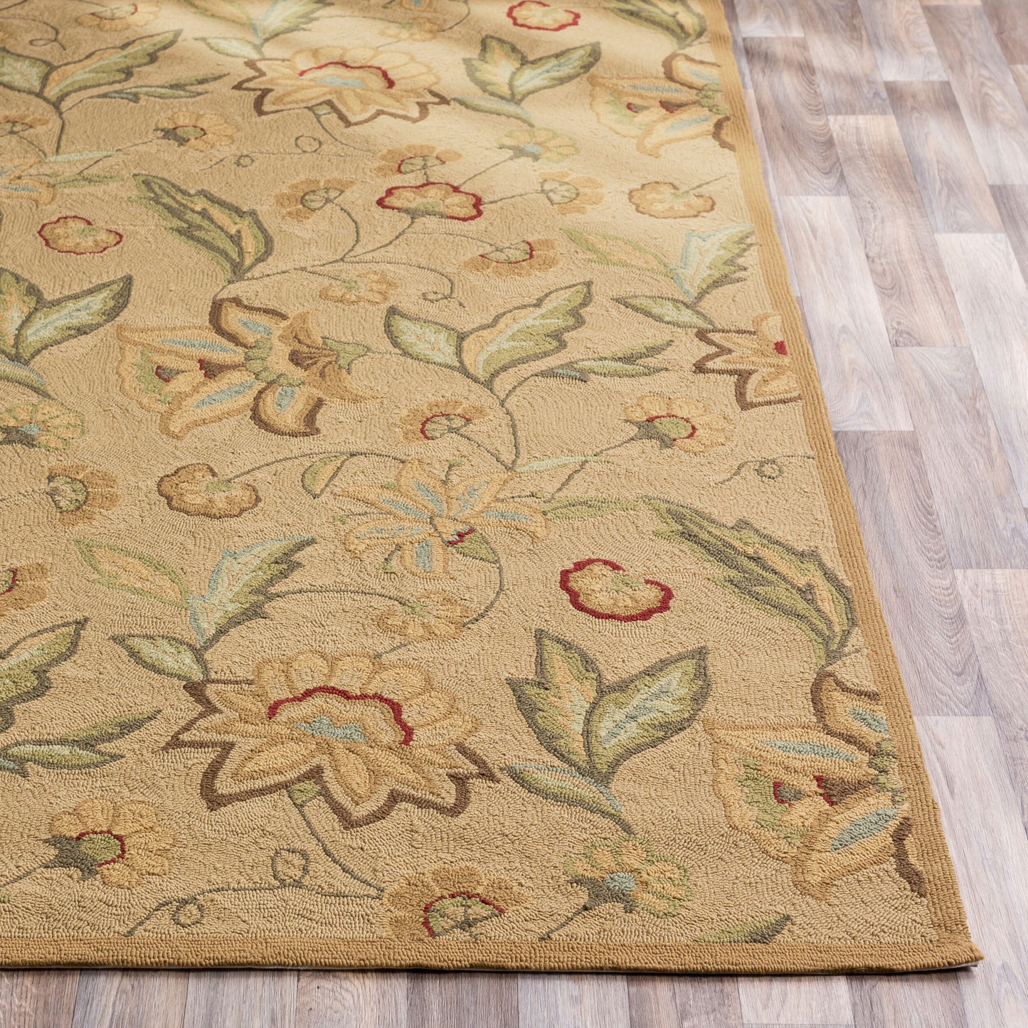 Alfombra Rain RAI-1011 de 2,7 x 3,6 m para interior y exterior, hecha a mano