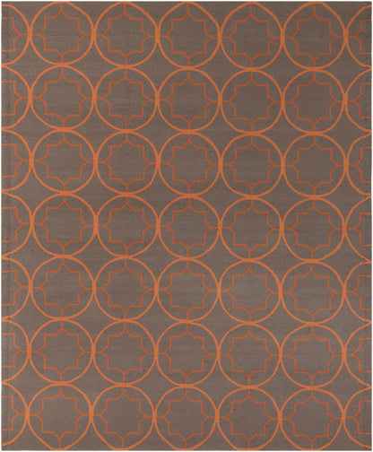 Alfombra Rain RAI-1095 de 8' x 10' para interior y exterior, hecha a mano