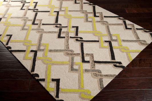 Alfombra Rain RAI-1122 de 2,7 x 3,6 m para interior y exterior, hecha a mano