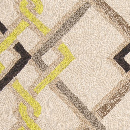 Alfombra Rain RAI-1122 de 2,7 x 3,6 m para interior y exterior, hecha a mano
