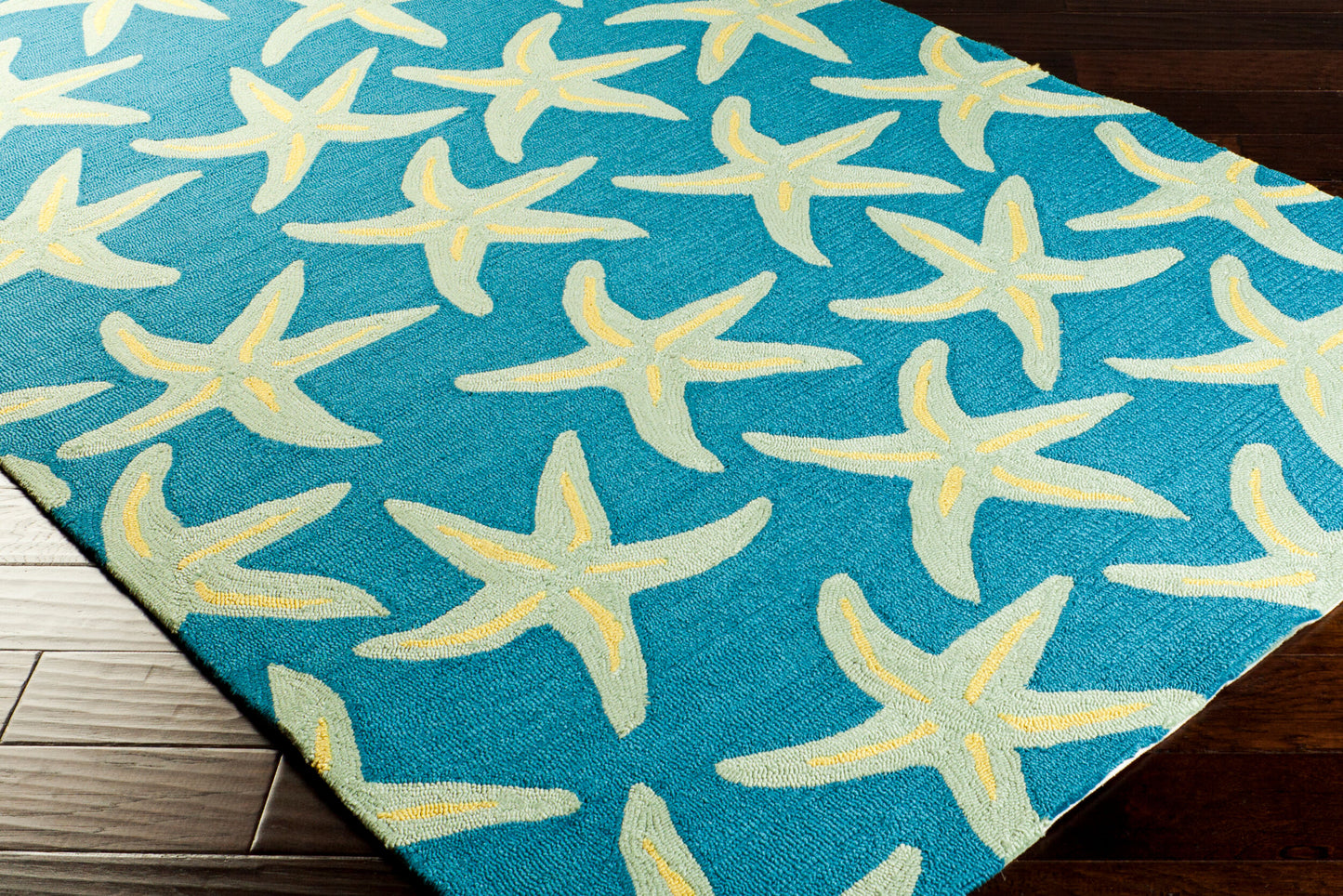 Alfombra Rain RAI-1137 de 2,7 x 3,6 m para interior y exterior, hecha a mano