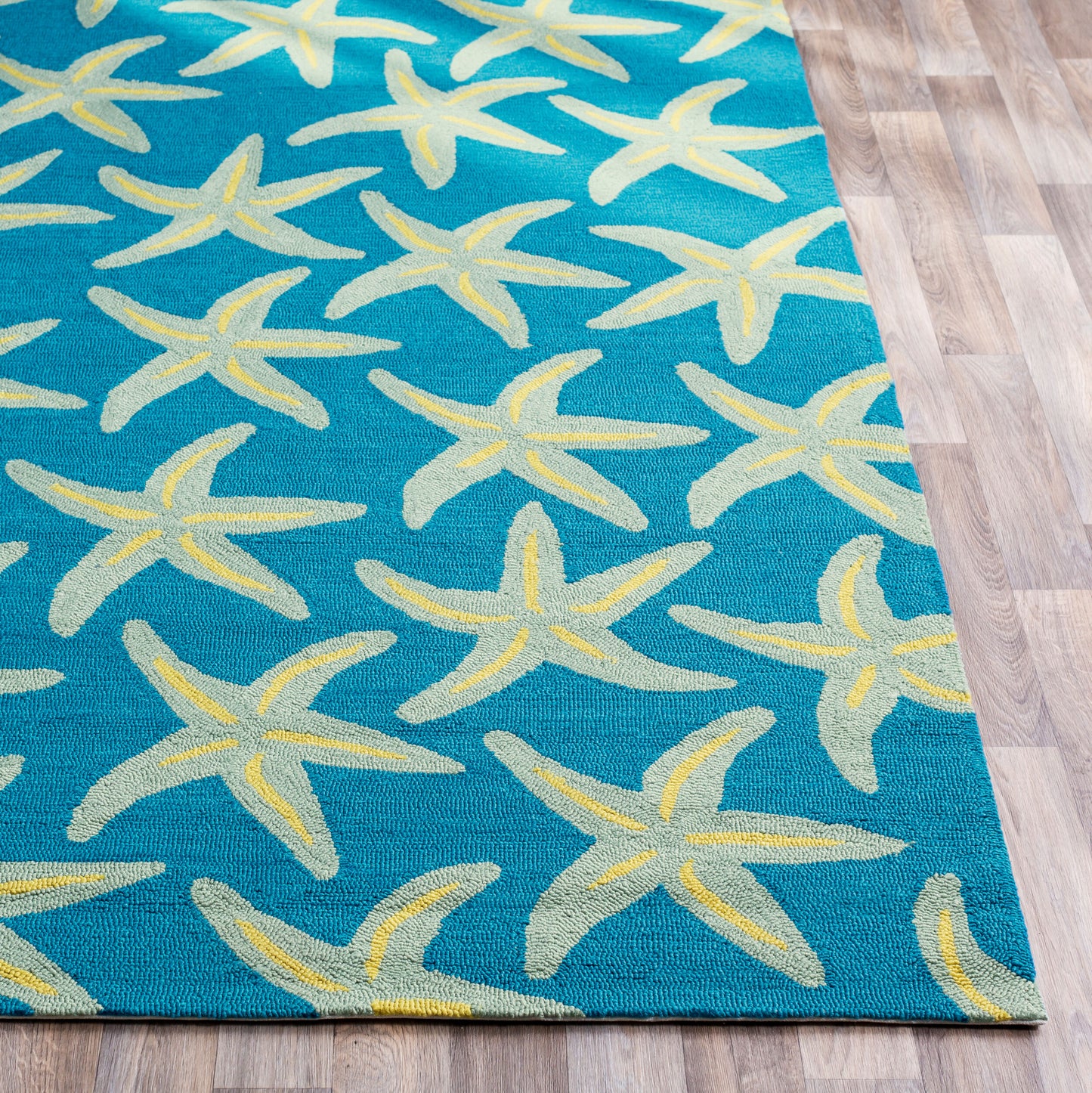 Alfombra Rain RAI-1137 de 2,7 x 3,6 m para interior y exterior, hecha a mano