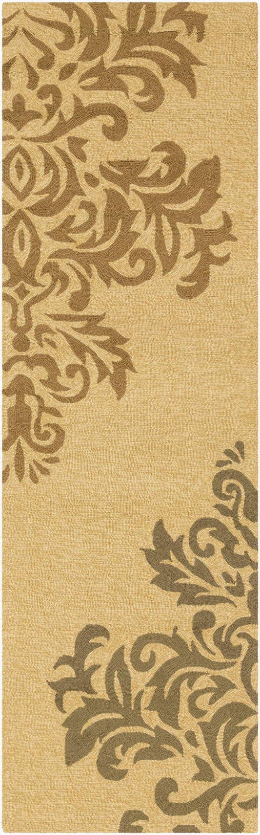 Rain RAI-1202 8ft Runner Handmade Indoor/Outdoor Runner Rug