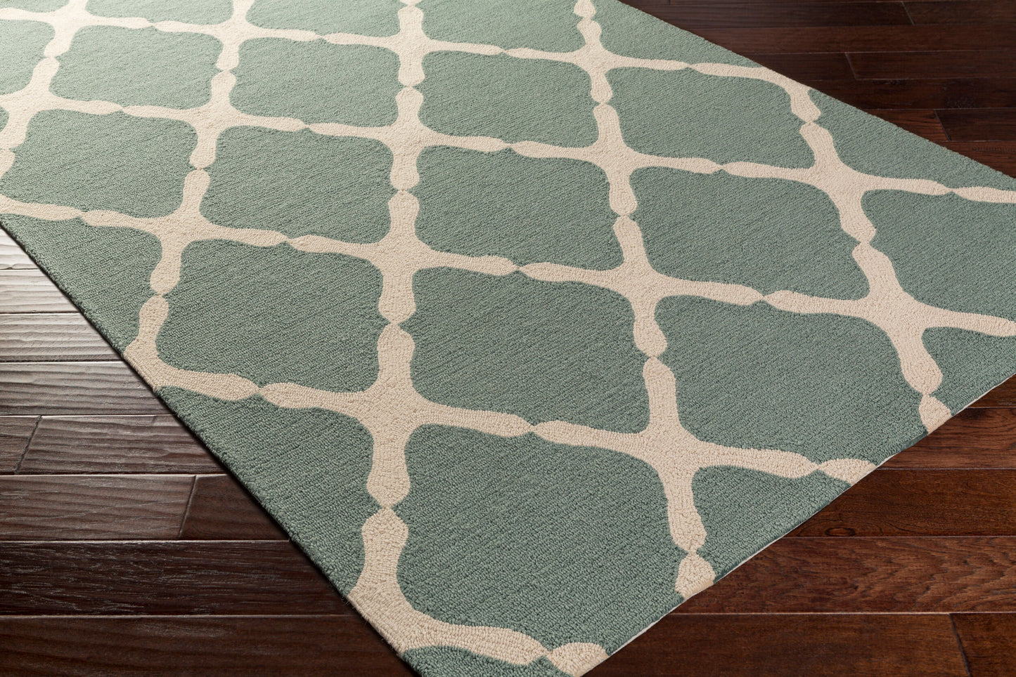 Alfombra decorativa para interior y exterior hecha a mano Rain RAI-1245 de 2' x 3'