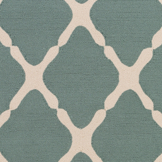 Alfombra decorativa para interior y exterior hecha a mano Rain RAI-1245 de 2' x 3'