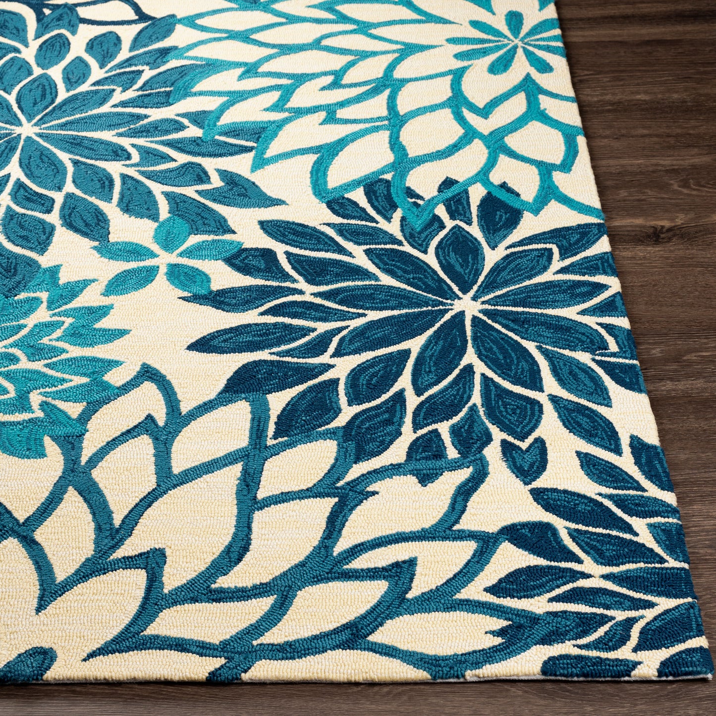 Alfombra Rain RAI-1280 de 2,7 x 3,6 m para interior y exterior, hecha a mano