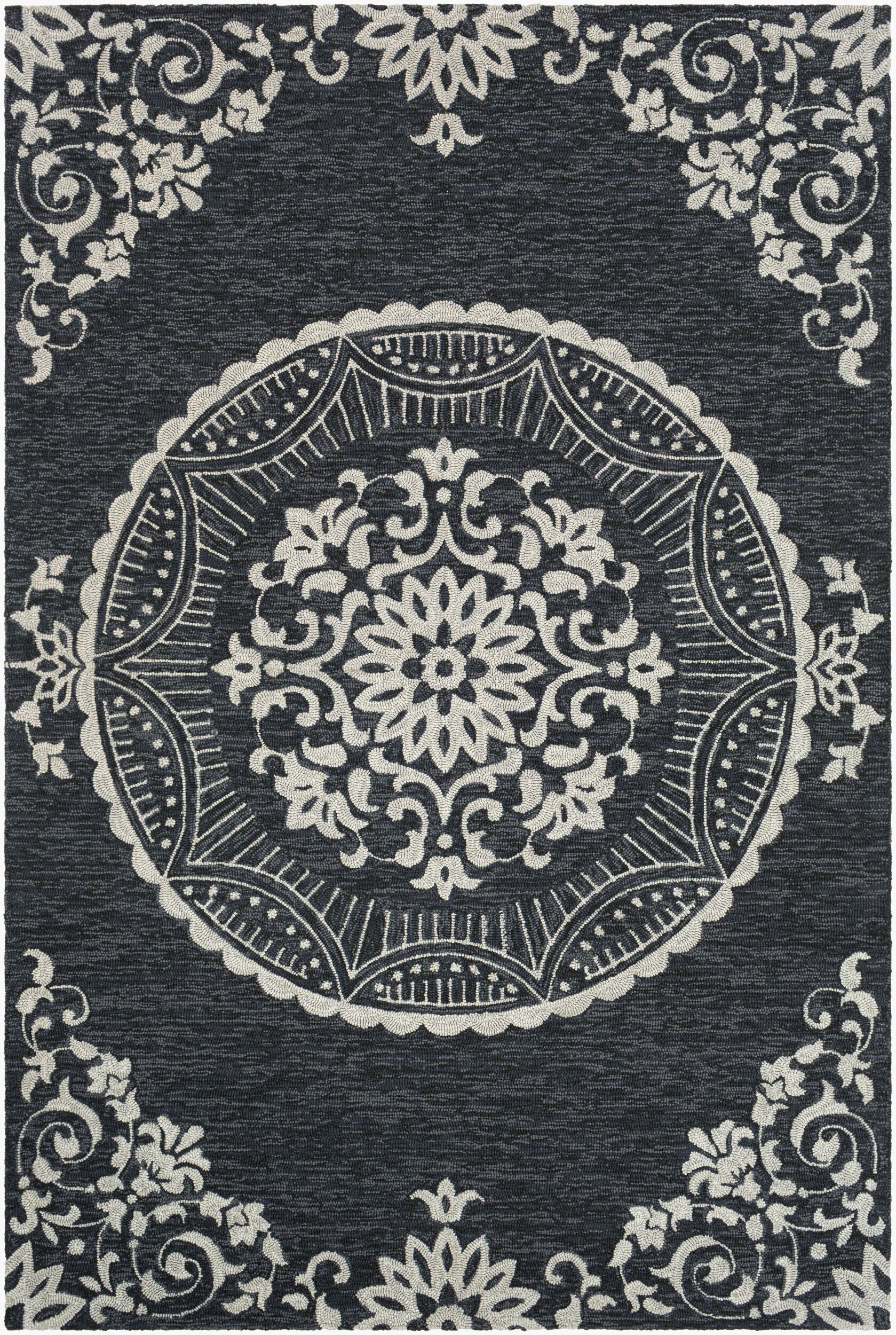 Rain RAI-1283 Hand Hooked Rug