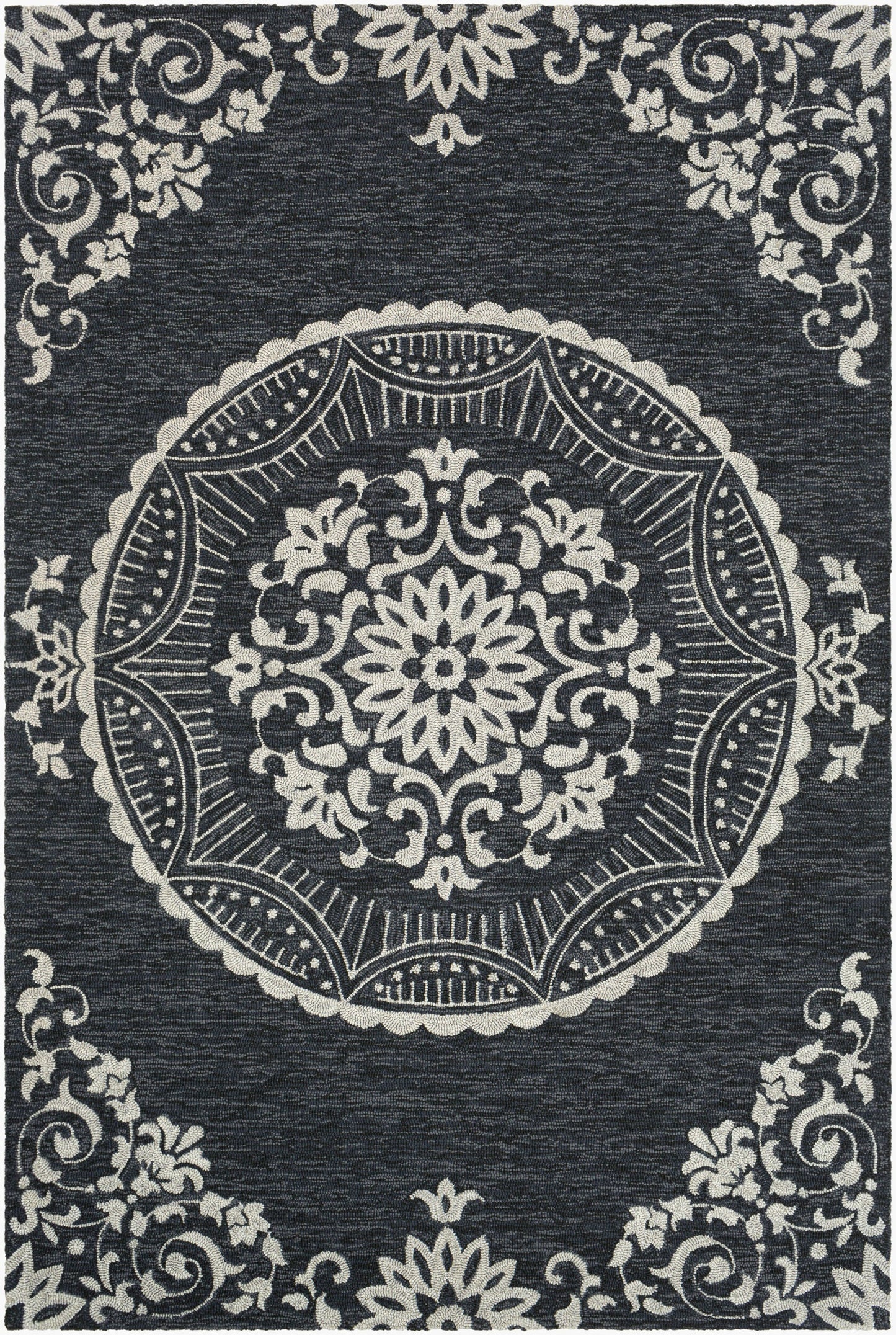 Rain RAI-1283 Hand Hooked Rug