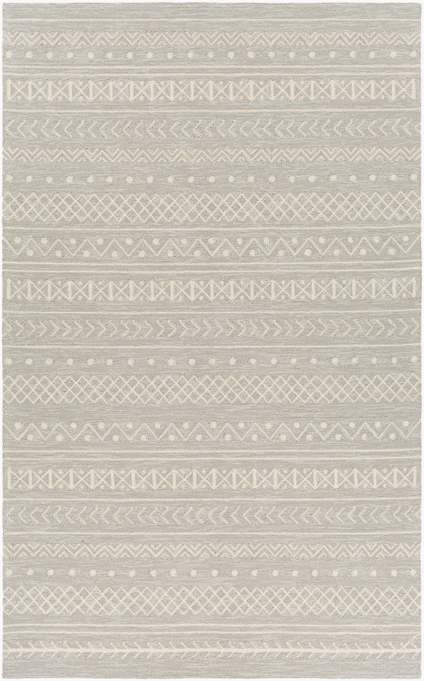 Alfombra Rain RAI-1288 de 1,52 m x 2,44 m para interior y exterior, hecha a mano