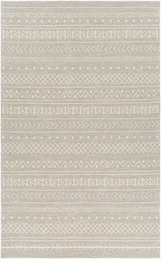 Alfombra Rain RAI-1288 de 1,52 m x 2,44 m para interior y exterior, hecha a mano