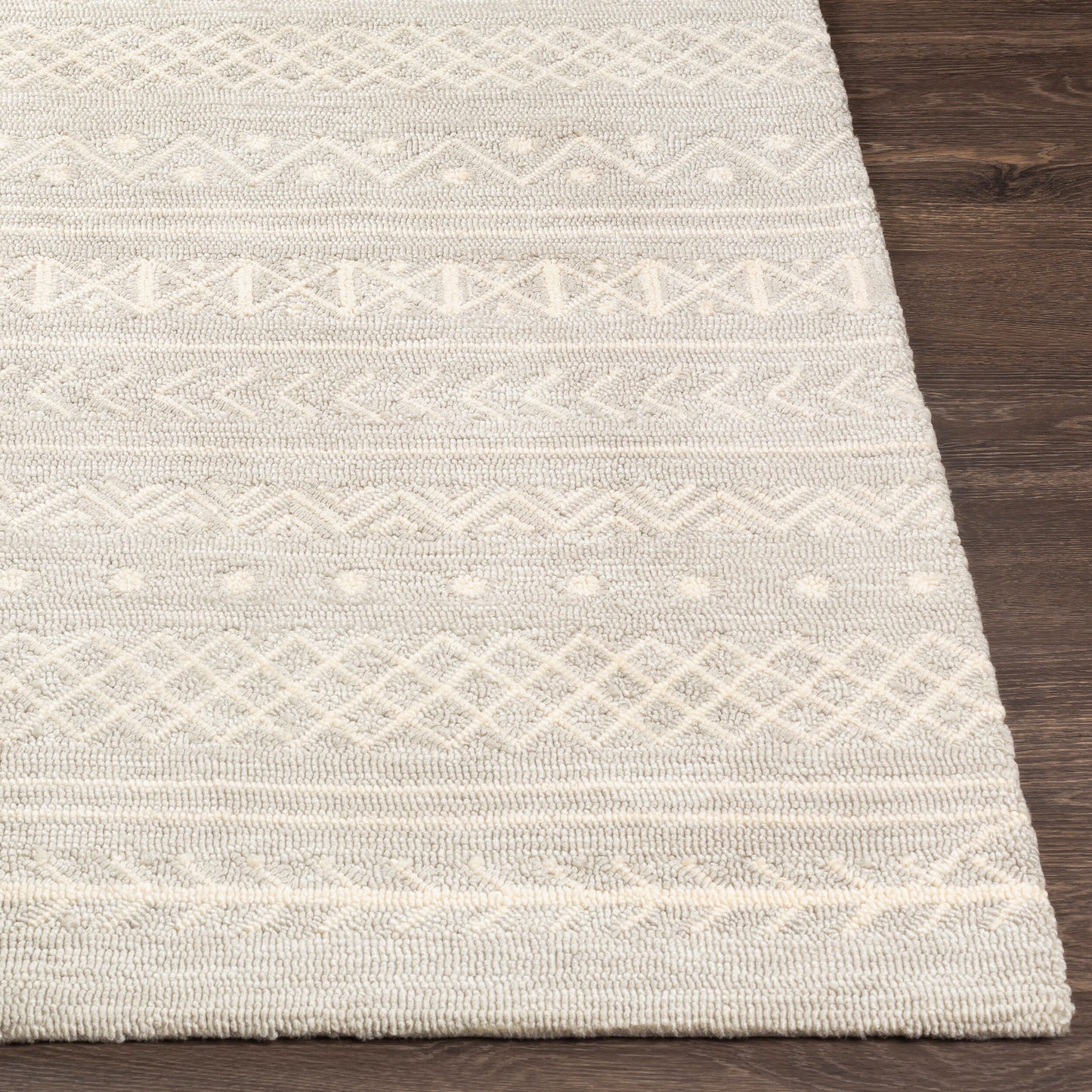 Alfombra Rain RAI-1288 de 1,52 m x 2,44 m para interior y exterior, hecha a mano