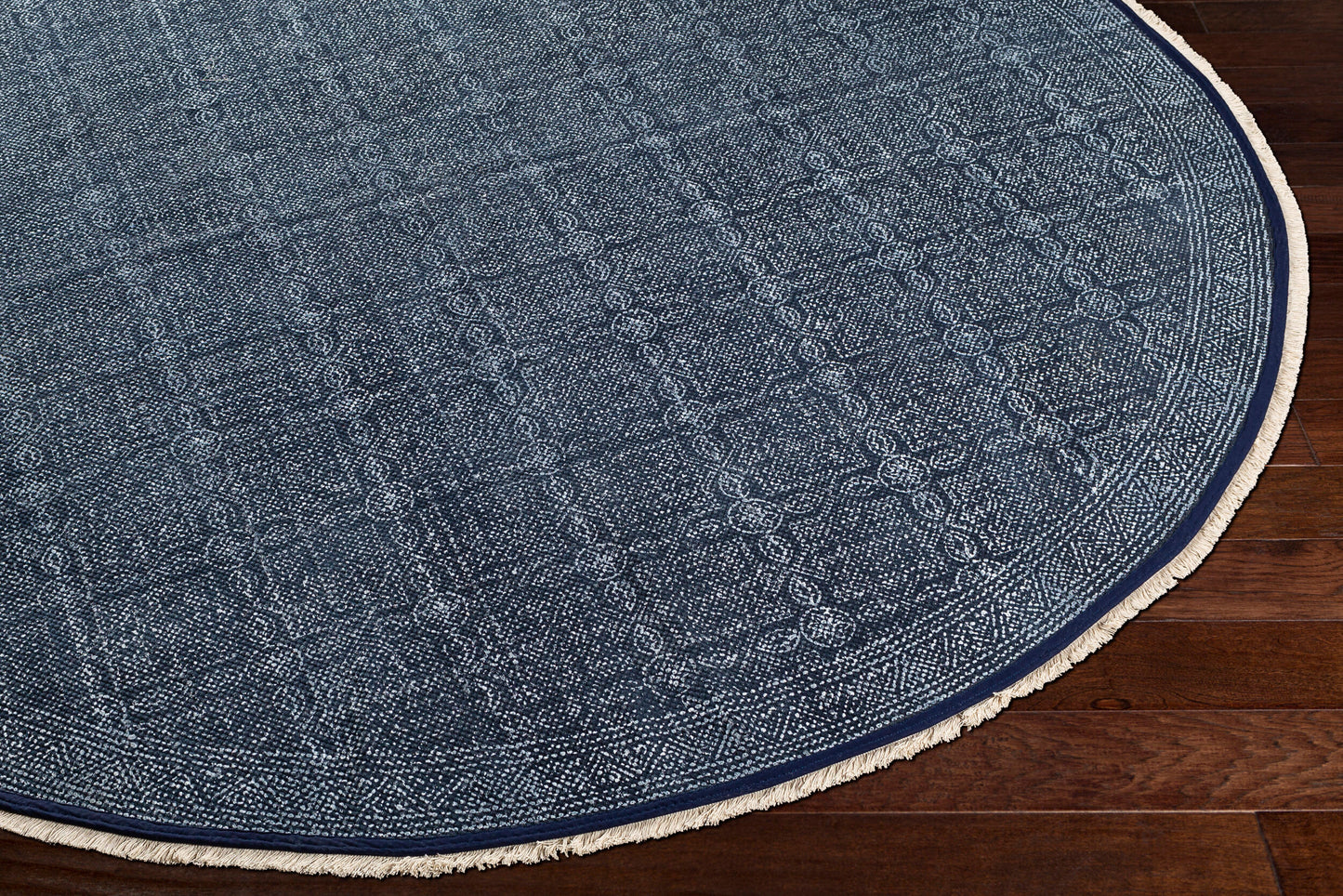 Rajasthan RAJ-2300 8ft Round Handmade Area Rug