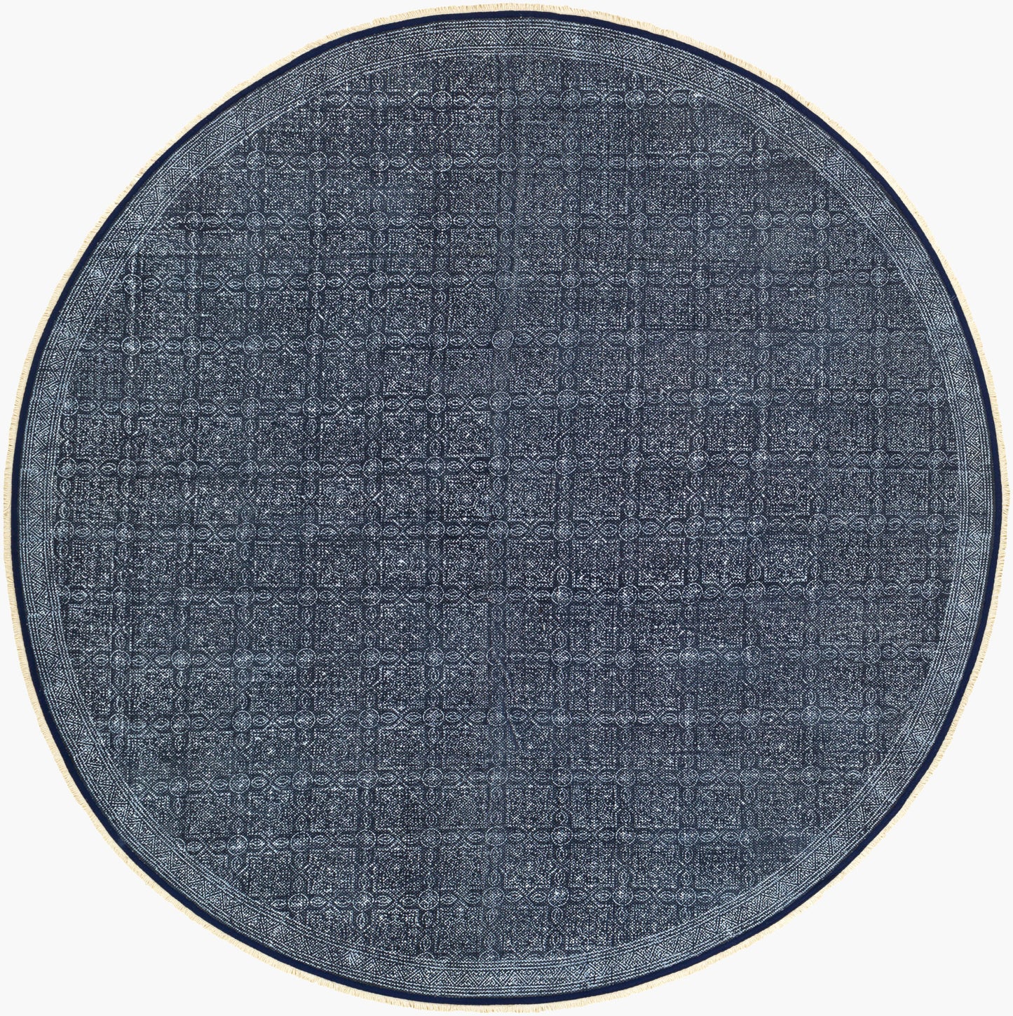Rajasthan RAJ-2300 8ft Round Handmade Area Rug