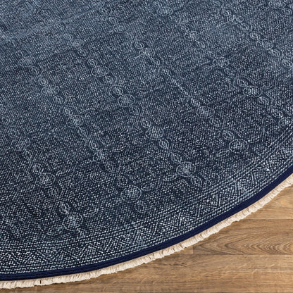 Rajasthan RAJ-2300 8ft Round Handmade Area Rug