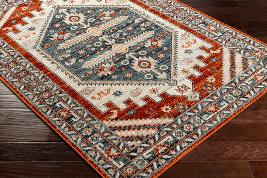 Alfombra tejida a máquina para interior y exterior Redondo Beach RDD-2305 de 2,7 x 3,6 m