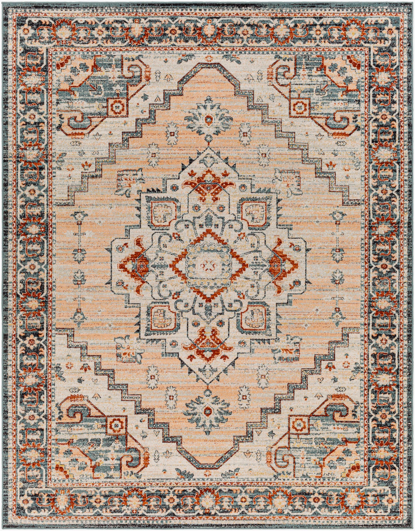 Redondo Beach RDD-2306 9' x 12' Machine Woven Indoor/Outdoor Area Rug