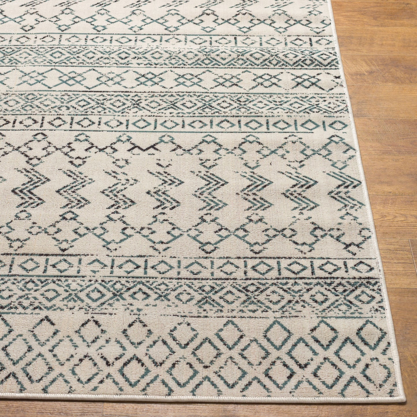 Alfombra tejida a máquina para interior y exterior Redondo Beach RDD-2309 de 1,83 m x 2,74 m