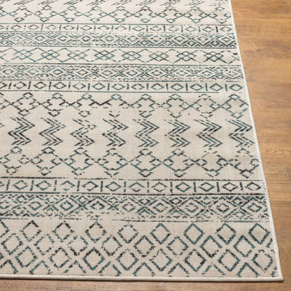 Alfombra tejida a máquina para interior y exterior Redondo Beach RDD-2309 de 1,83 m x 2,74 m