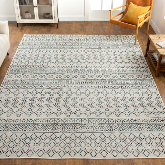 Alfombra tejida a máquina para interior y exterior Redondo Beach RDD-2309 de 1,83 m x 2,74 m