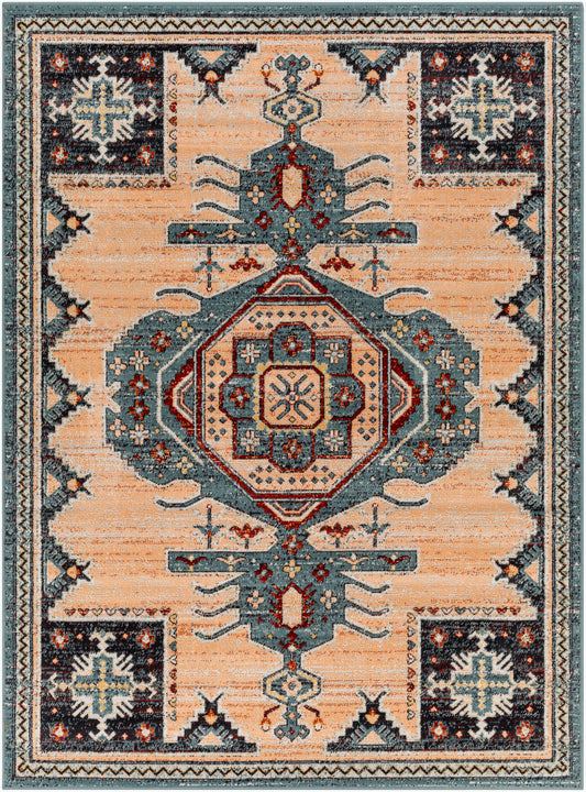 Alfombra tejida a máquina para interior y exterior Redondo Beach RDD-2324 de 1,52 m x 2,13 m