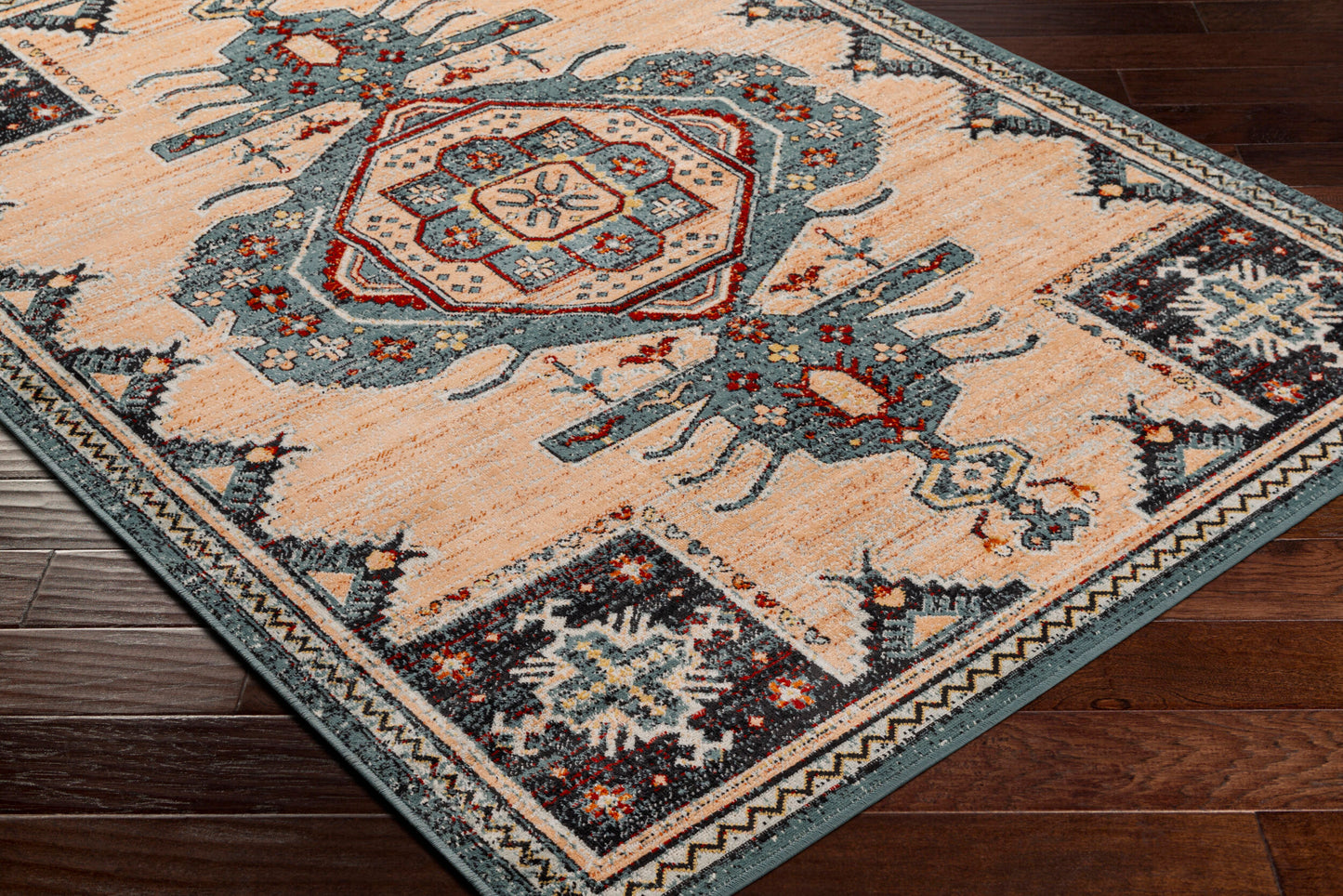 Alfombra tejida a máquina para interior y exterior Redondo Beach RDD-2324 de 1,52 m x 2,13 m