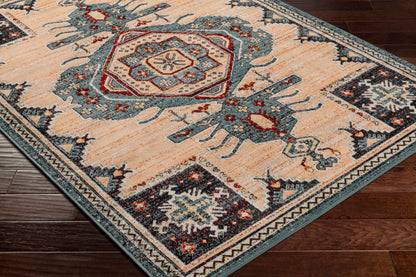 Alfombra tejida a máquina para interior y exterior Redondo Beach RDD-2324 de 1,52 m x 2,13 m