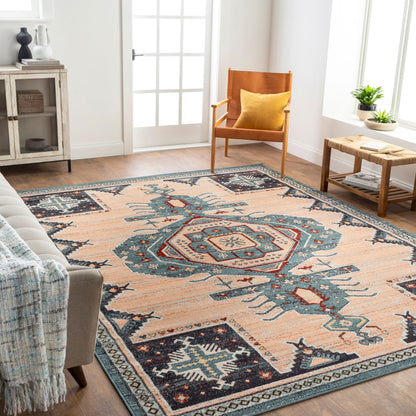 Alfombra tejida a máquina para interior y exterior Redondo Beach RDD-2324 de 1,52 m x 2,13 m