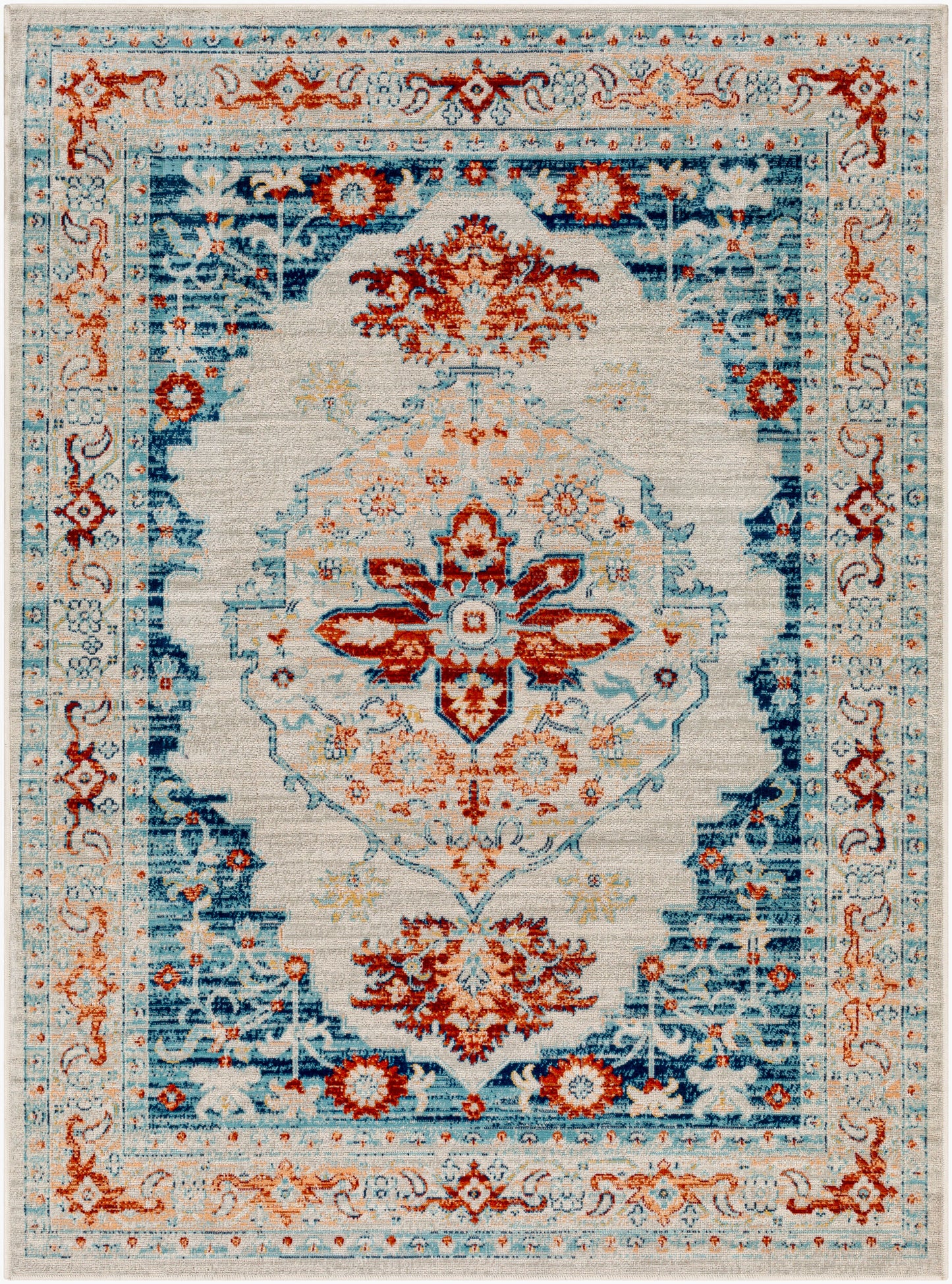 Redondo Beach RDD-2326 6' x 9' Machine Woven Indoor/Outdoor Area Rug