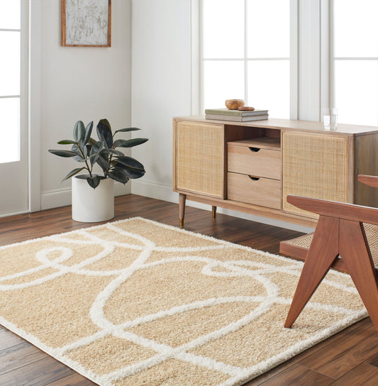Rodos RDO-2340 5' x 7' Machine Woven Area Rug